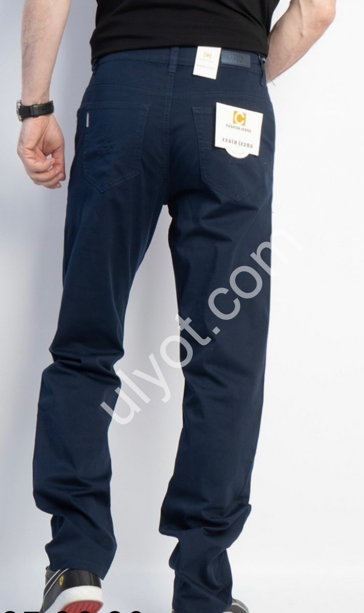 ДЖИНСИ BASANJIU (30-38) Т.СИНІЙ 063
