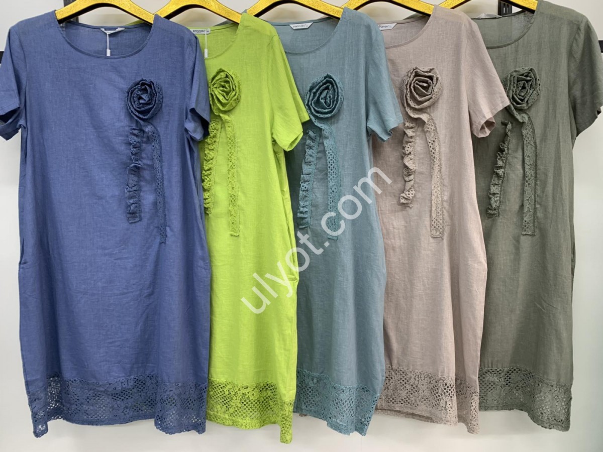 СУКНЯ (3XL-6XL) ОЛИВКА 10886