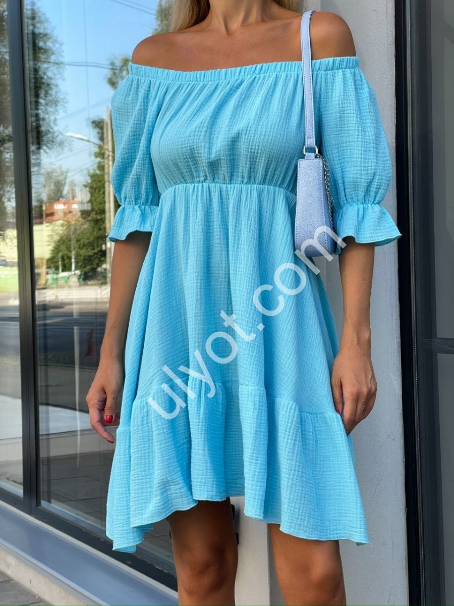 ПЛАТЬЕ (42-48) БИРЮЗА 2368