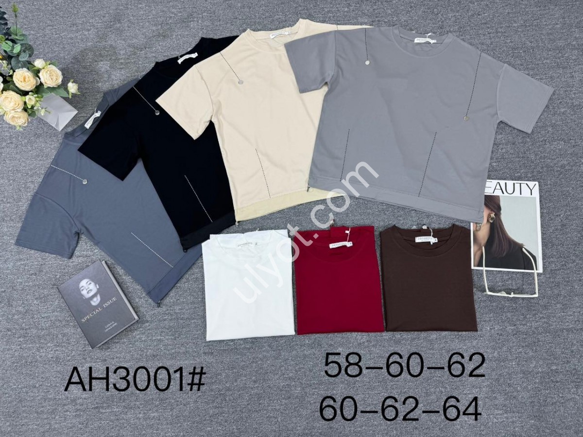 ФУТБОЛКА (M-XL) МІКС AH3002