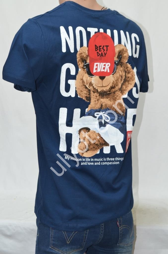 ФУТБОЛКА (S-2XL) СИНІЙ 5167