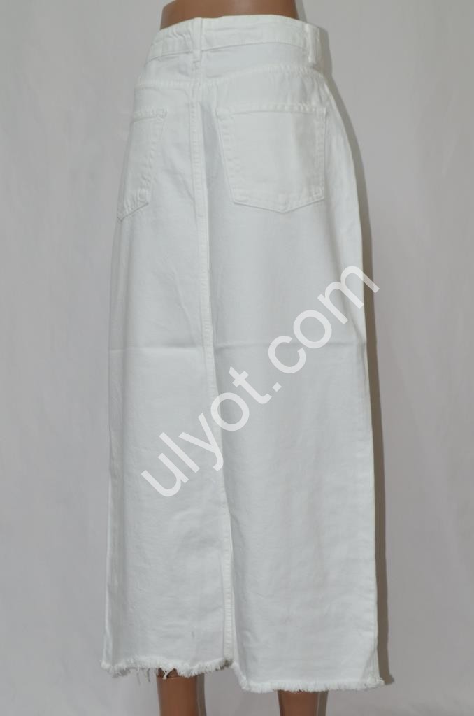 Спідниця (S-XL) БІЛИЙ 3063