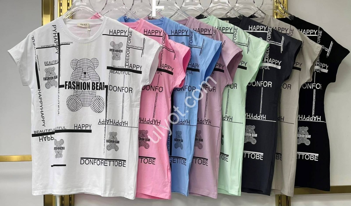 ФУТБОЛКА (ONE SIZE 54-56) МІКС LT56006