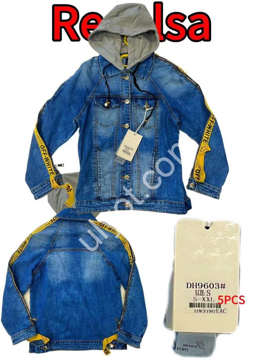 ДЖИНСОВА КУРТКА RESALSA (S-XXL) СИНІЙ RE9603