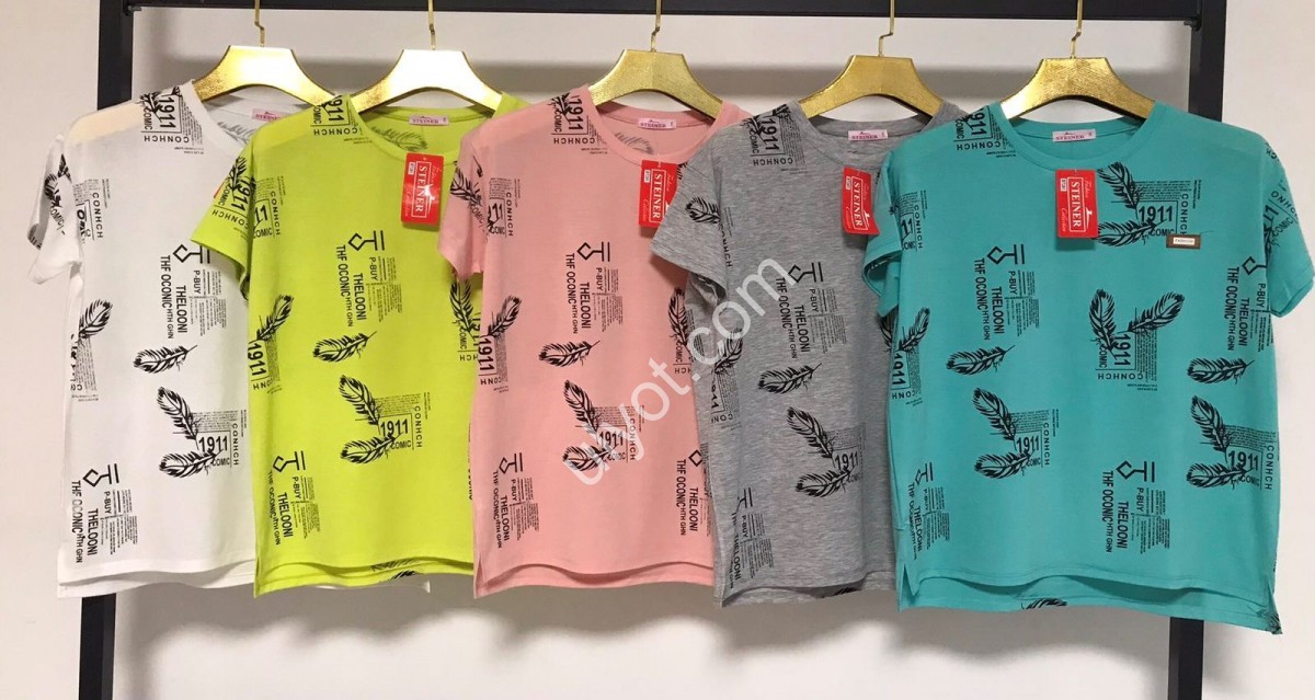 ФУТБОЛКА ПЕРО (ONESIZE 2XL) МИКС BT261