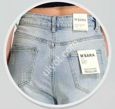 ШОРТЫ M SARA (XS-XL) СВ.ГОЛУБОЙ 2062