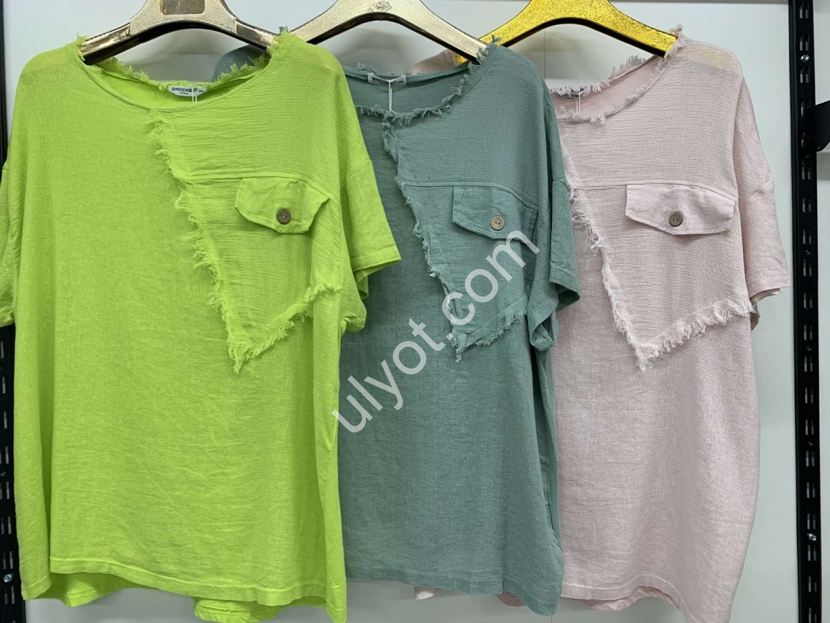 ФУТБОЛКА (3XL-6XL) САЛАТОВЫЙ 7303