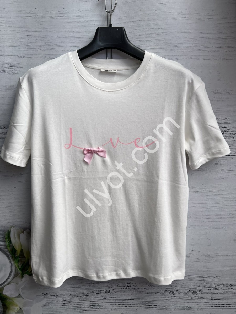 ФУТБОЛКА LOVE (S-L) БЕЛЫЙ 