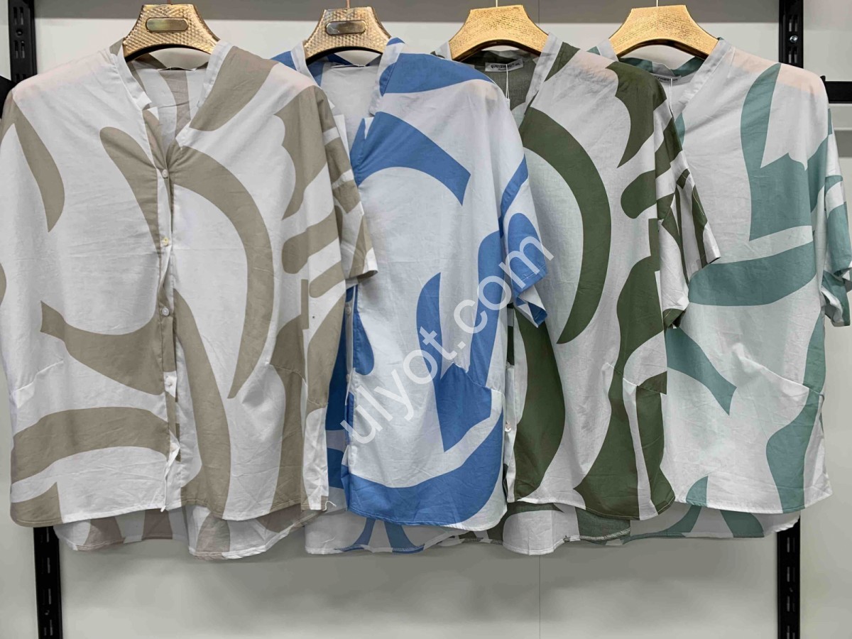 РУБАШКА-53 (3XL-7XL) МЕНТОЛ 8653