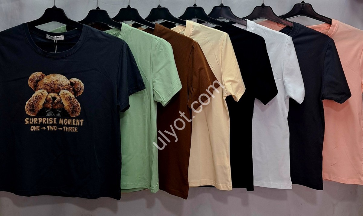 ФУТБОЛКА МИШКА ONE SIZE (44/48) МИКС 5162