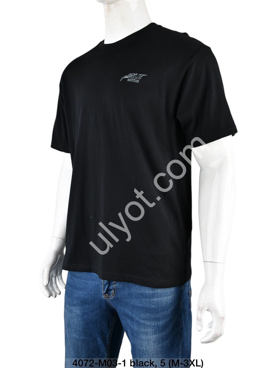 ФУТБОЛКА ALE-1 (M-3XL) ЧОРНИЙ 4072