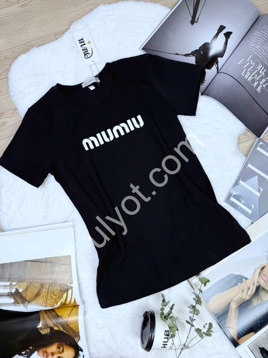 ФУТБОЛКА MIU40 (42-48) ЧЕРНЫЙ 4208