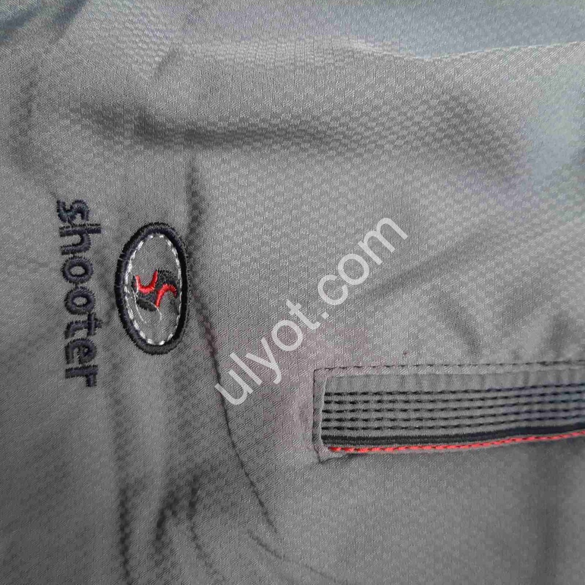 СПОРТ. ШТАНЫ (M-3XL) ПРЯМОЙ Т.СЕРЫЙ 