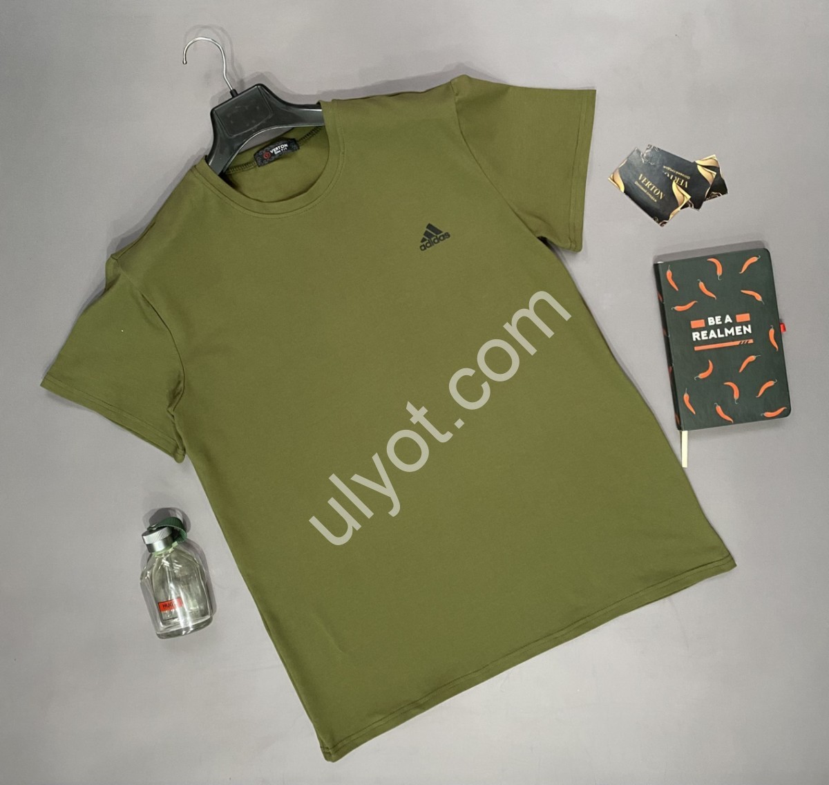 ФУТБОЛКА A01 (M-3XL) ХАКИ N
