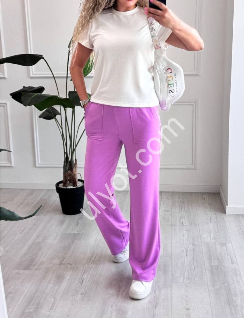 КОСТЮМ (S-XL) ЛАВАНДОВЫЙ 3050