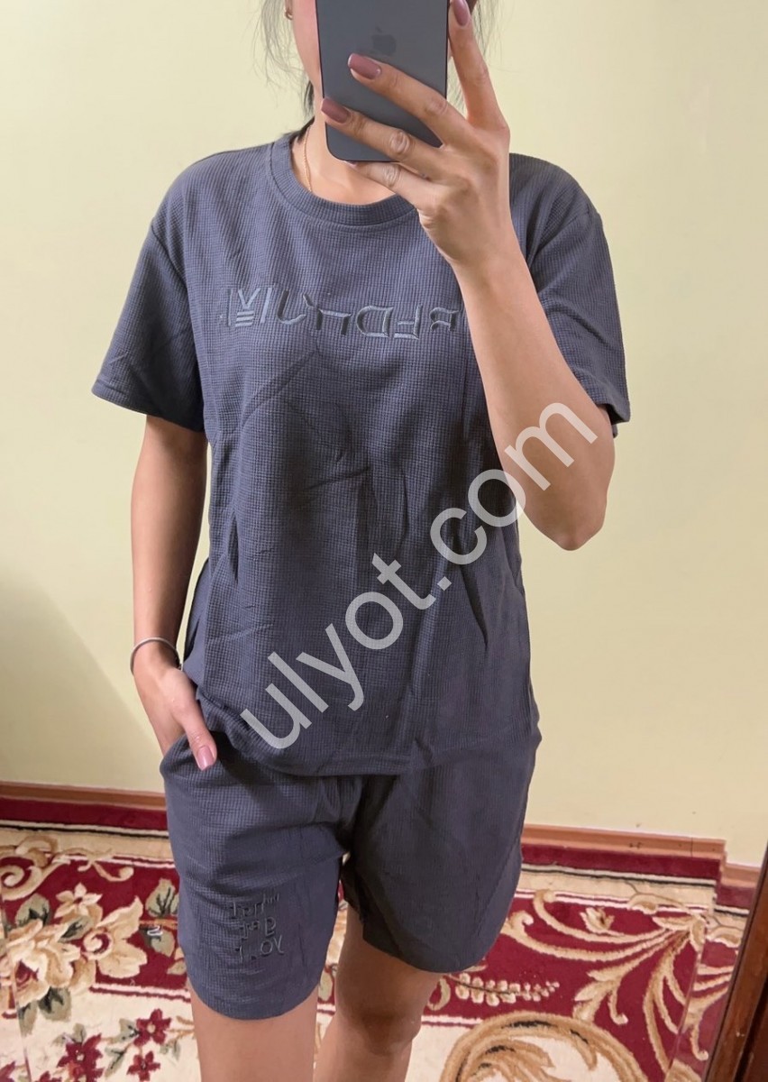 КОСТЮМ (M-XL) СІРИЙ-2 20253