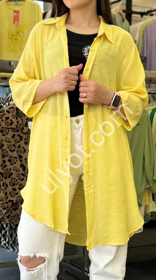 ТУНИКА JJF (XL-4XL) ЖЕЛТЫЙ 501