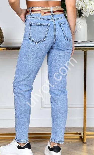 ДЖИНСЫ DERUN (25-30) ГОЛУБОЙ 8282