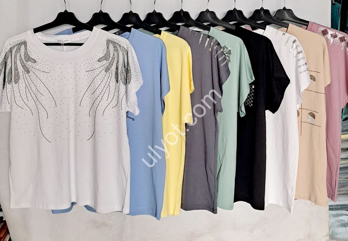 ФУТБОЛКА (ONE SIZE 48/54) МИКС 107