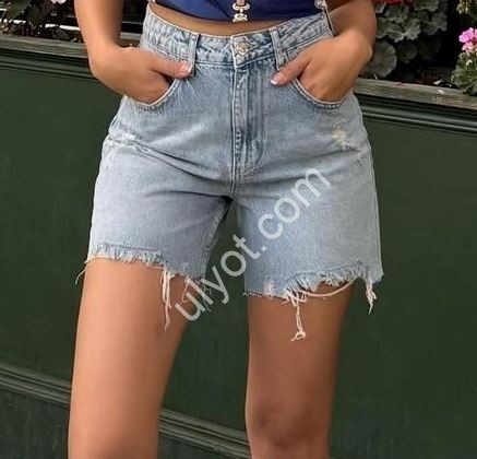 ШОРТЫ WOMAN DENIM (34-40) ГОЛУБОЙ 1322