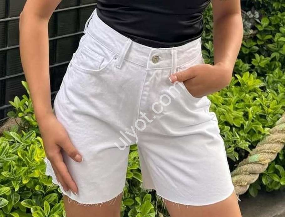 ШОРТИ WOMAN DENIM (34-40) БІЛИЙ 1347
