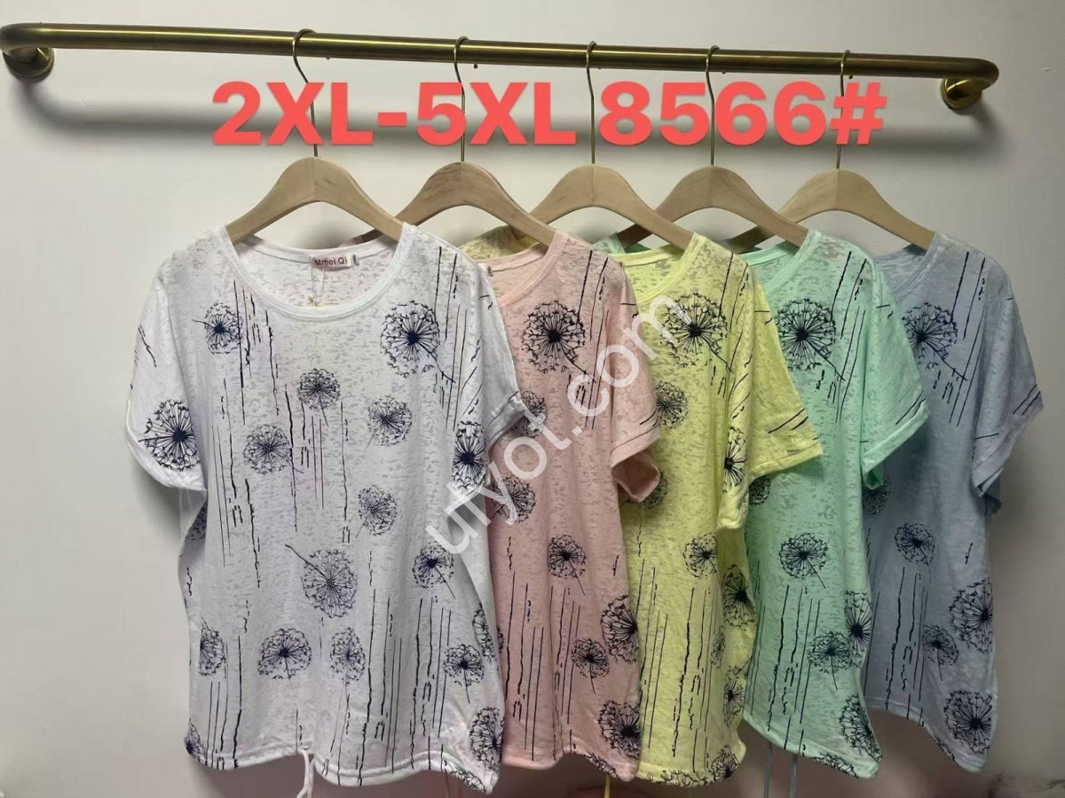 ФУТБОЛКА (2XL-5XL) ЖЕЛТЫЙ 8566