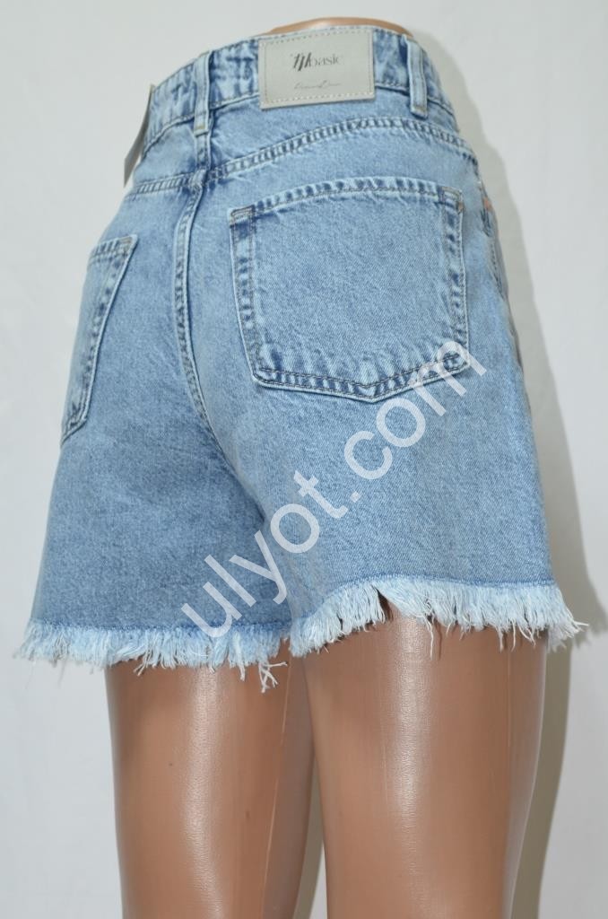 ШОРТЫ BASIC (34-42) ГОЛУБОЙ 4181