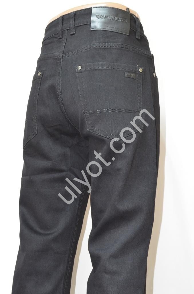 ДЖИНСЫ ATWOLVES (32-38) ЧЕРНЫЙ 6951