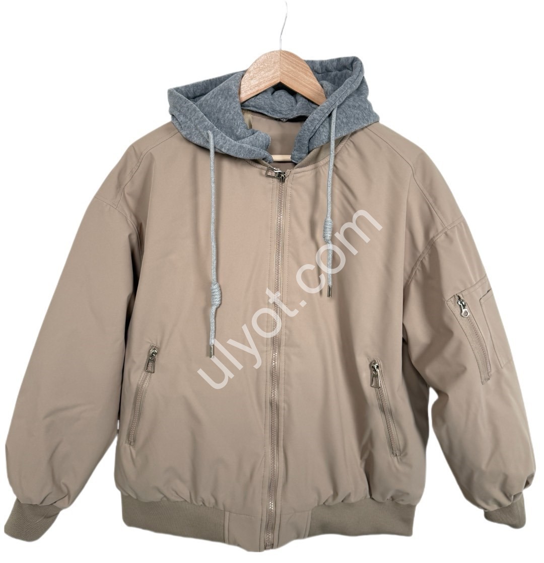 КУРТКА (M-2XL) БІЖОВИЙ 2816
