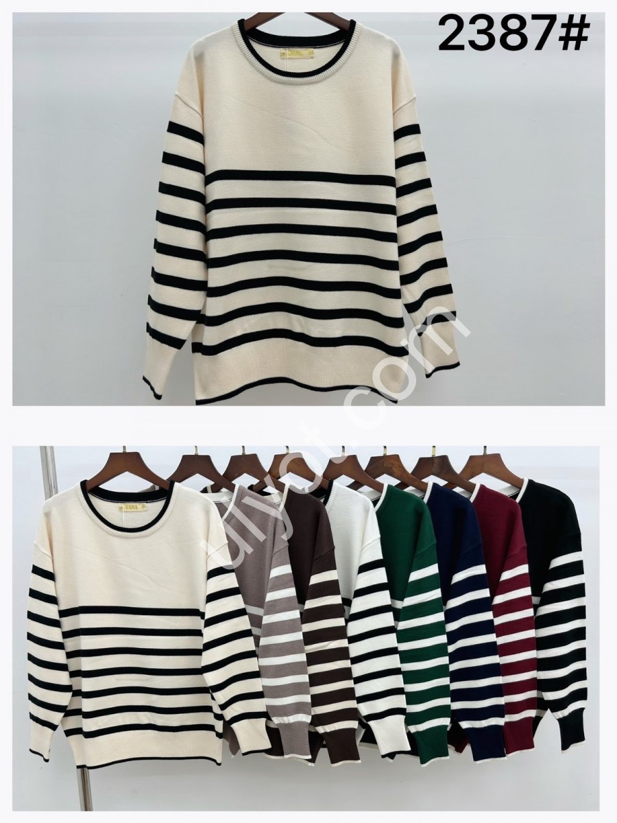 СВИТЕР (ONE SIZE 50-54) МИКС 2387