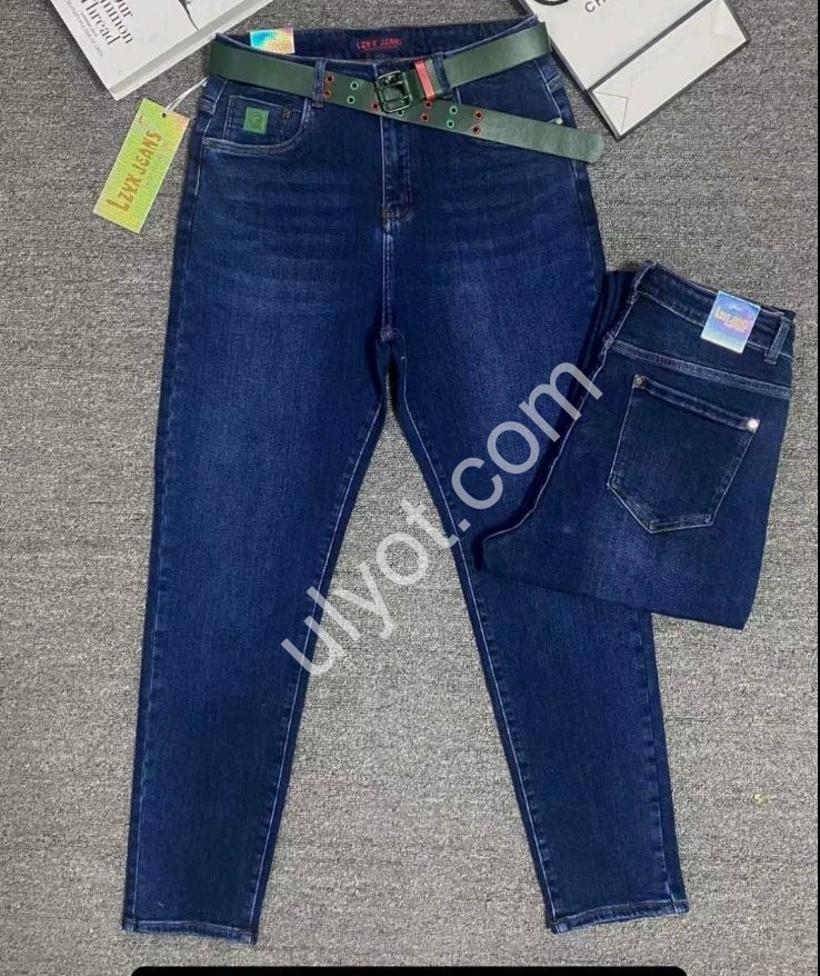 ДЖИНСЫ LZYX (32-38) СИНИЙ L88212