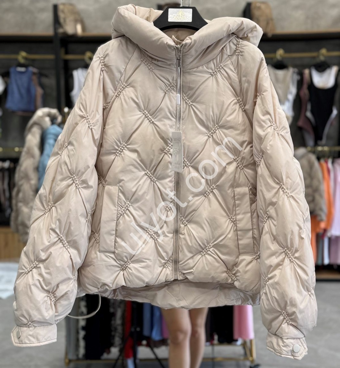 КУРТКА (M-2XL) СВ.БІЖОВИЙ 786