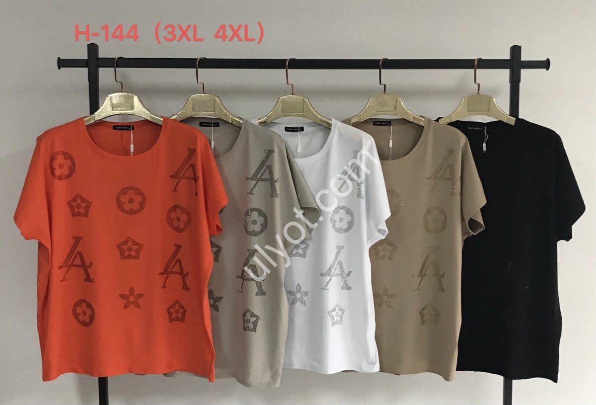 ФУТБОЛКА (3XL-4XL) МИКС H 144