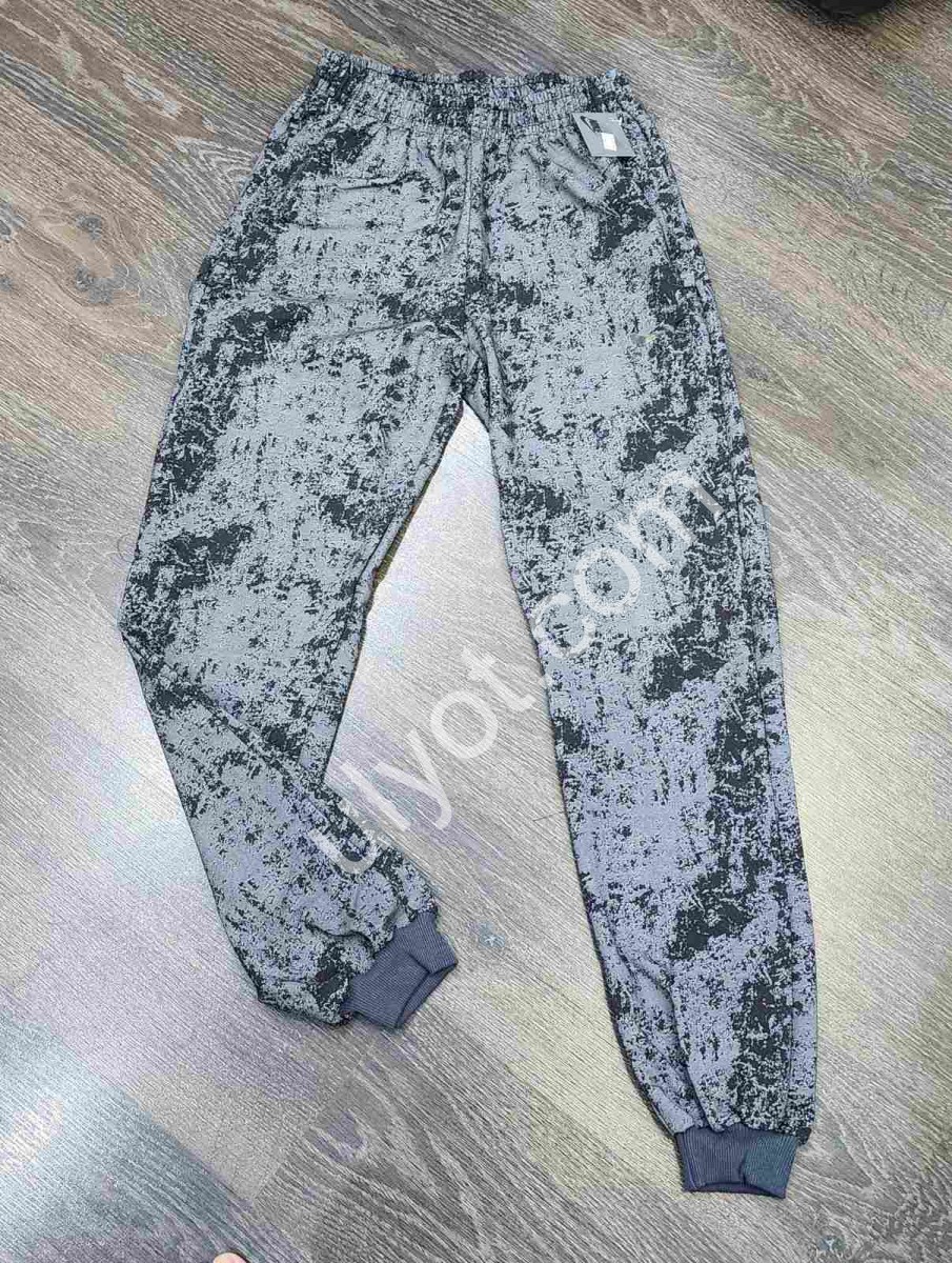 СПОРТ.ШТАНЫ N02 (40-48) МАНЖЕТ СВ.СЕРЫЙ 