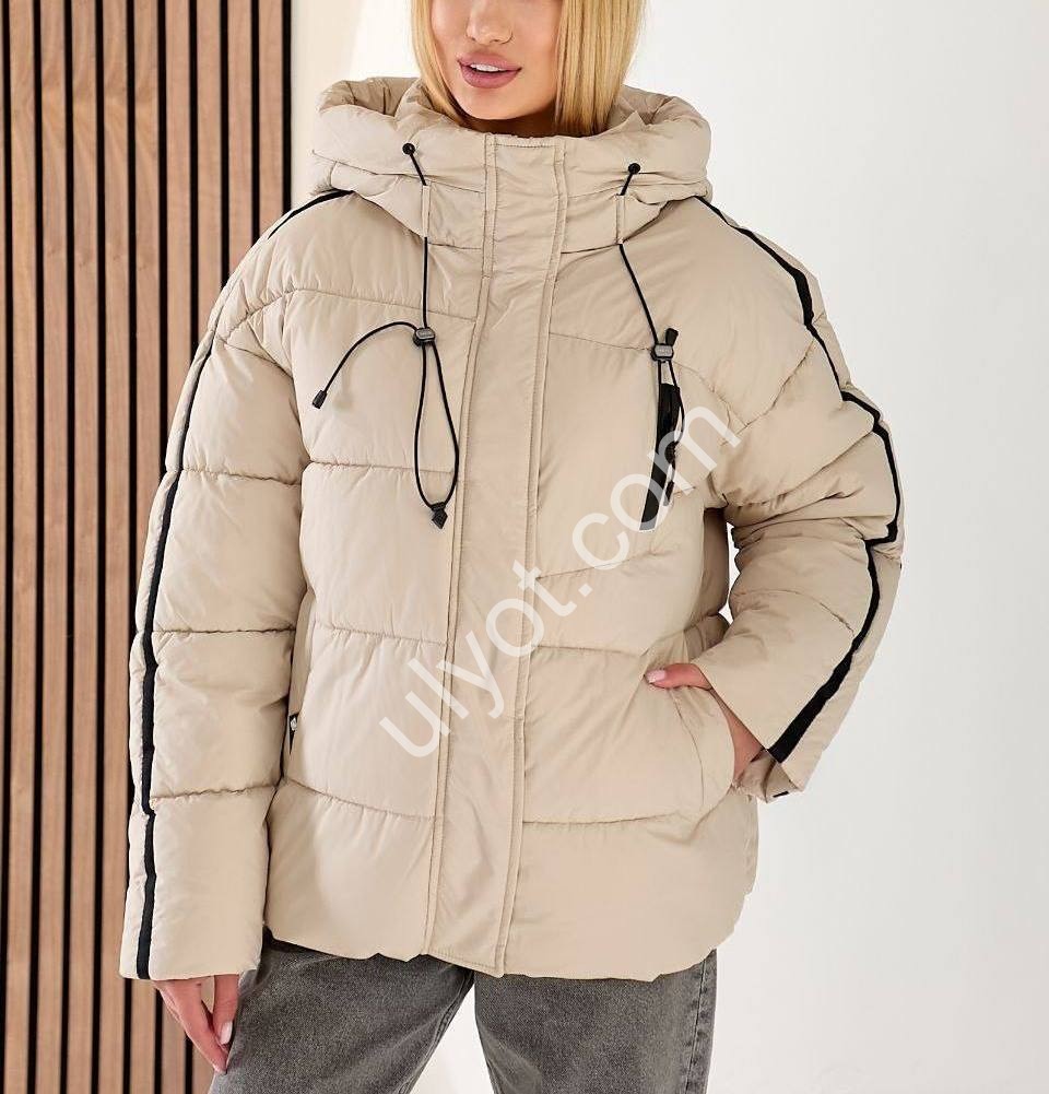 КУРТКА (S/M-XL/2XL) БЕЖЕВЫЙ 8169