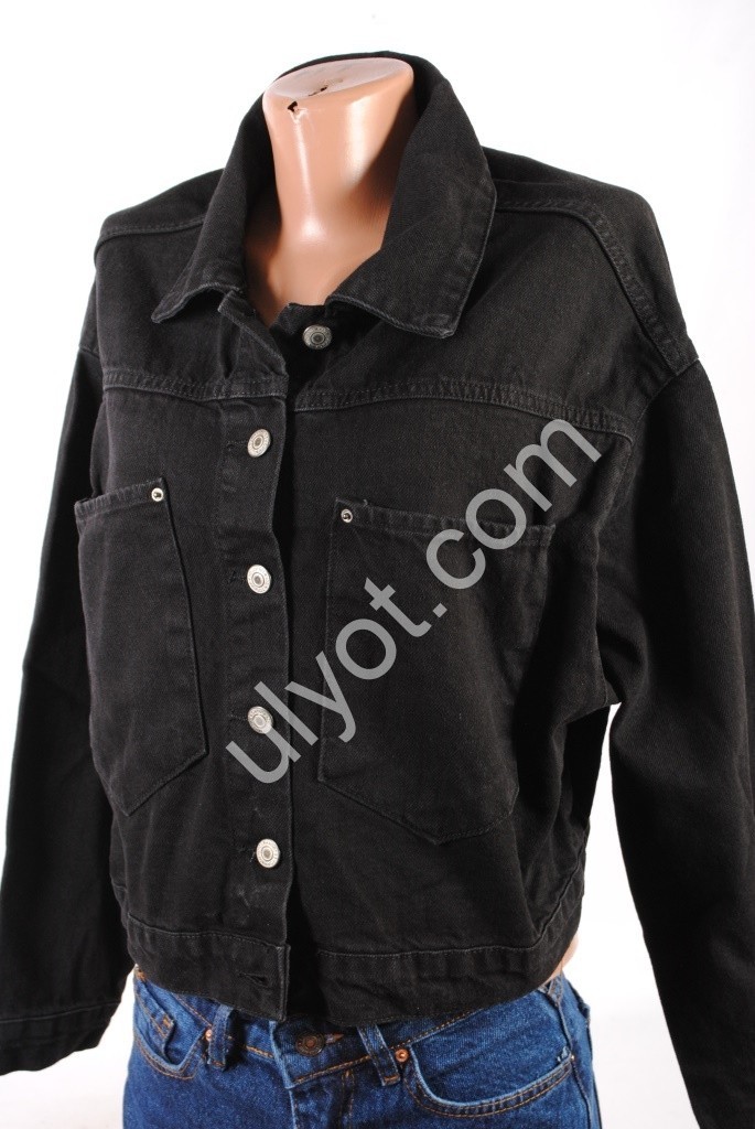 КУРТКА TOP SHOP (SL) ЧОРНИЙ 8353