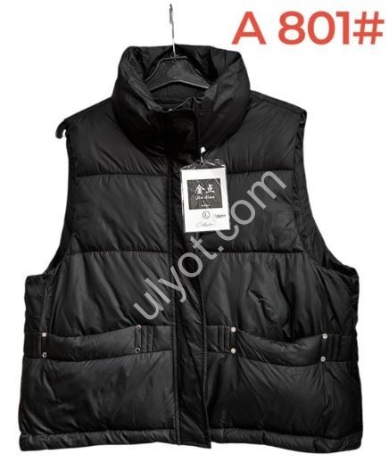 ЖИЛЕТКА (M-2XL) ЧОРНИЙ 801