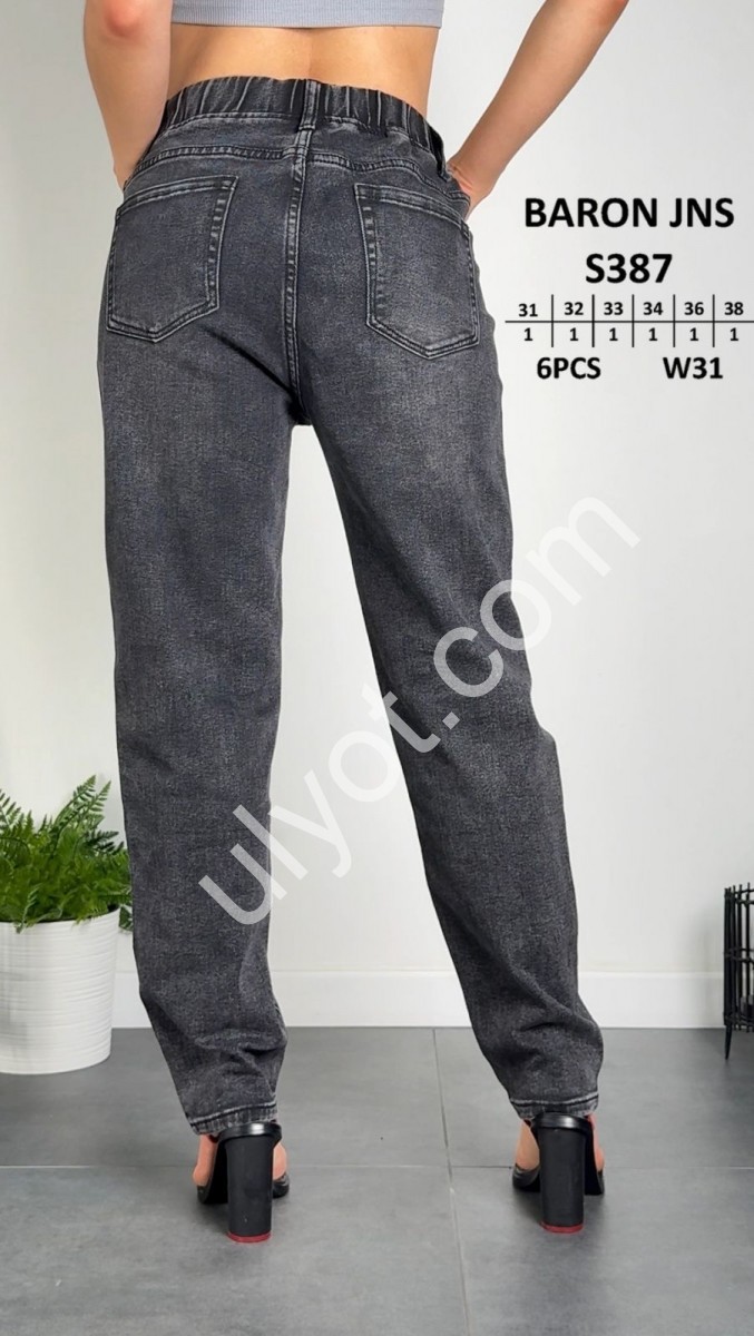 ДЖЕГИНСЫ BARON (31-38) ГРАФИТ S387