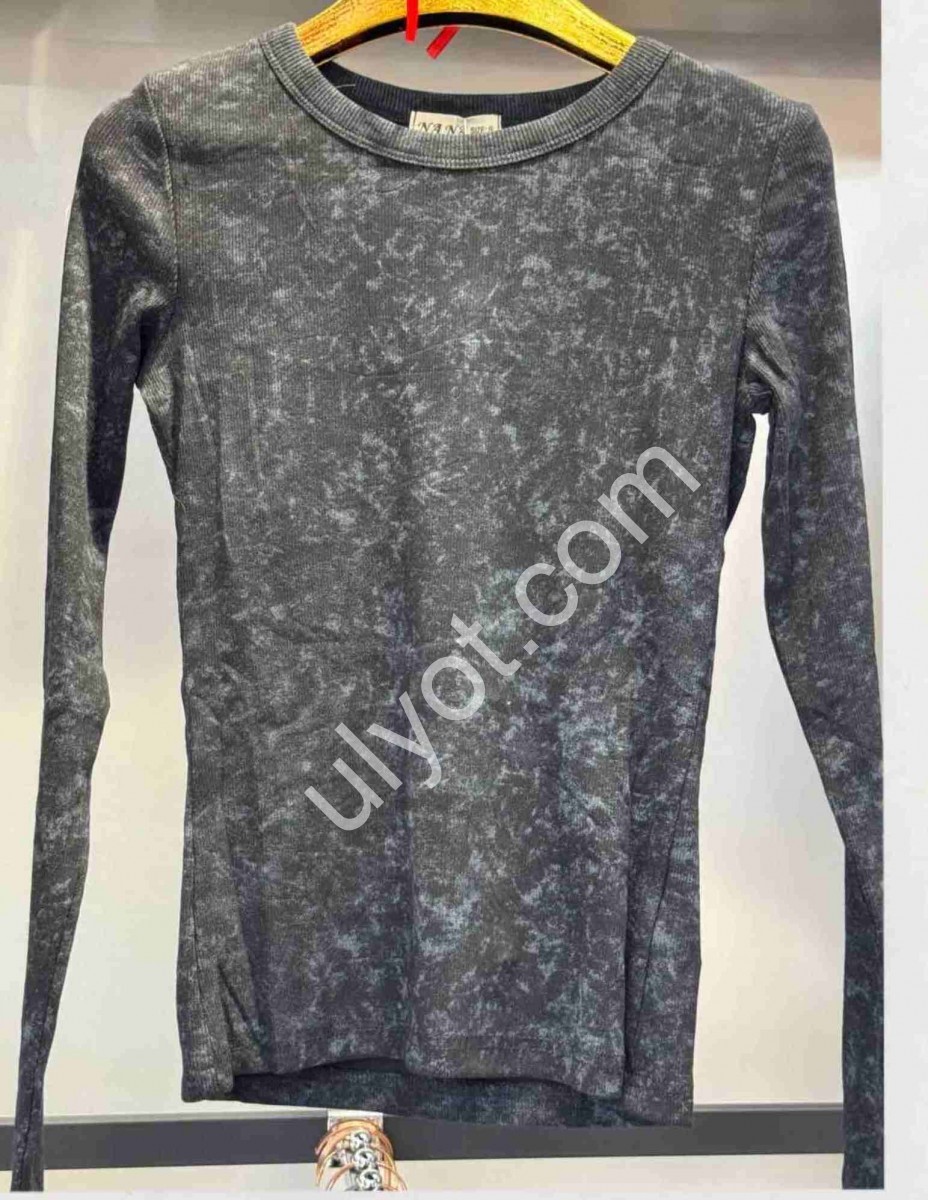 ЛОНГСЛІВ ОДНОТОН (S-XL) ГРАФІТ