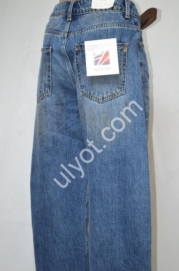 ДЖИНСИ M.SARA (XS-XL) Т.СИНІЙ 1097-H