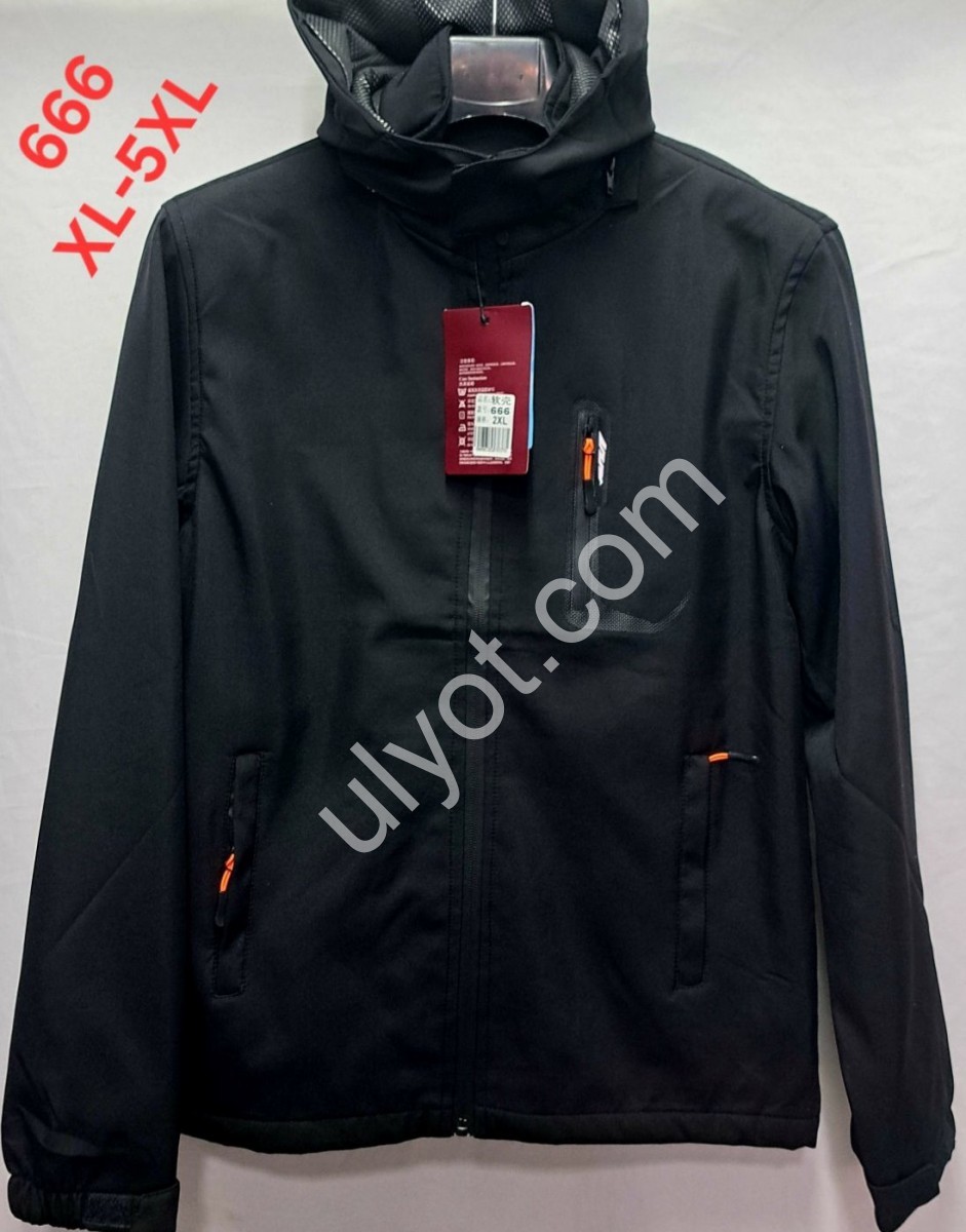 КУРТКА (XL-5XL) ЧЕРНЫЙ 666
