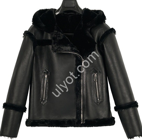 ДУБЛЕНКА AOLONG (S-2XL) ЧОРНИЙ 8851