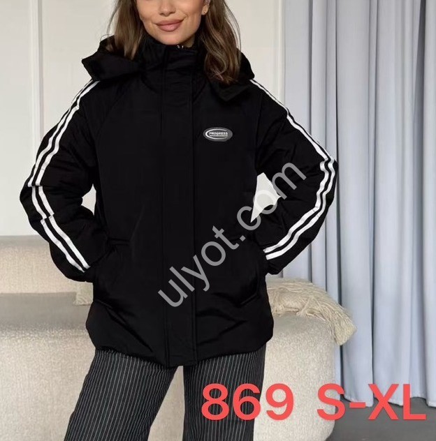 ВЕТРІВКА (S-XL) ЧОРНИЙ 869