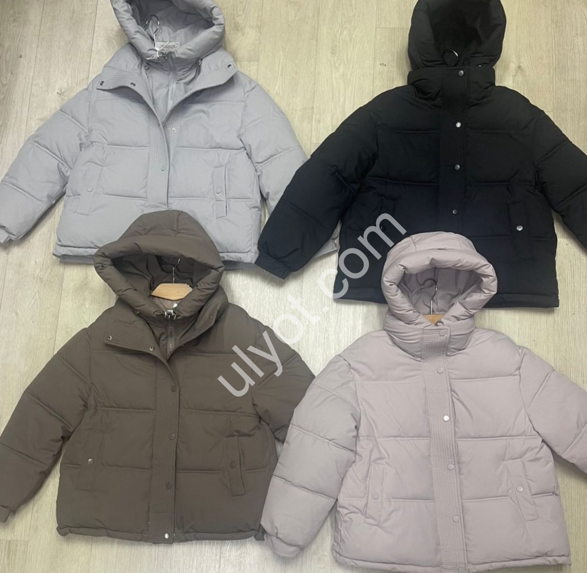 КУРТКА (M-2XL) СІРИЙ K6256