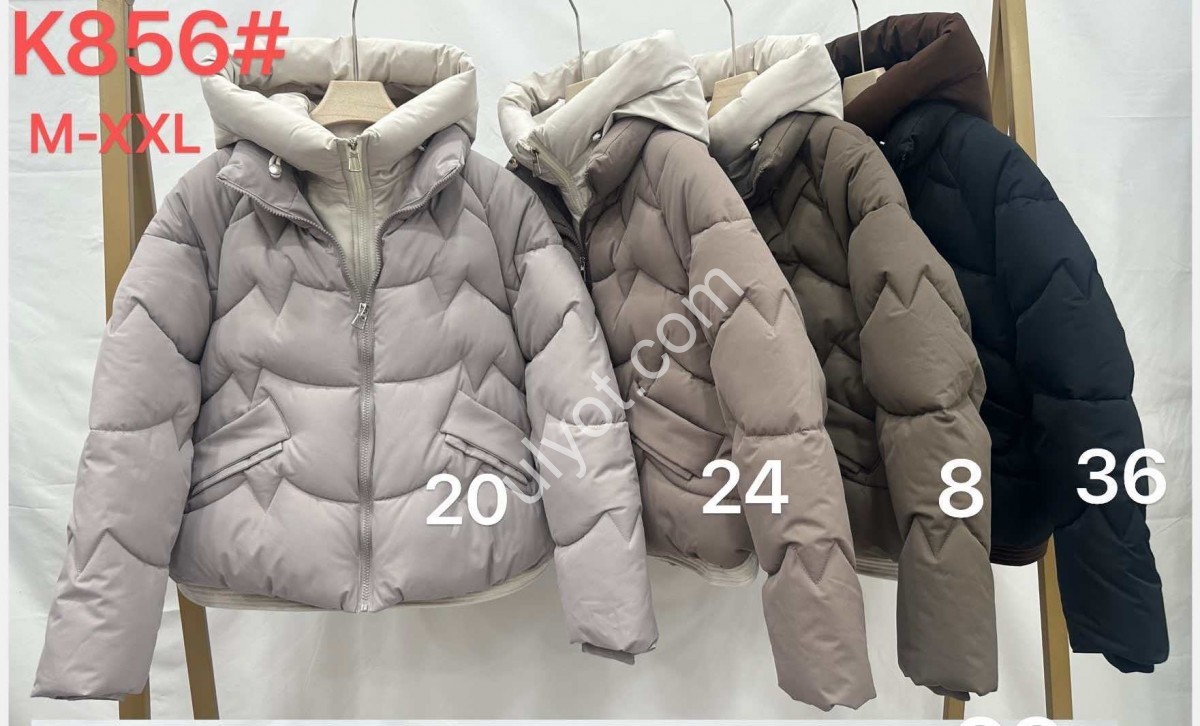 КУРТКА (M-2XL) СІРИЙ K856