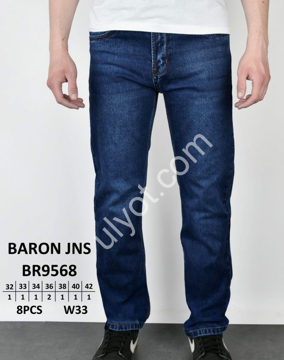 ДЖИНСИ BARON (32-42) Т.СИНІЙ 9568
