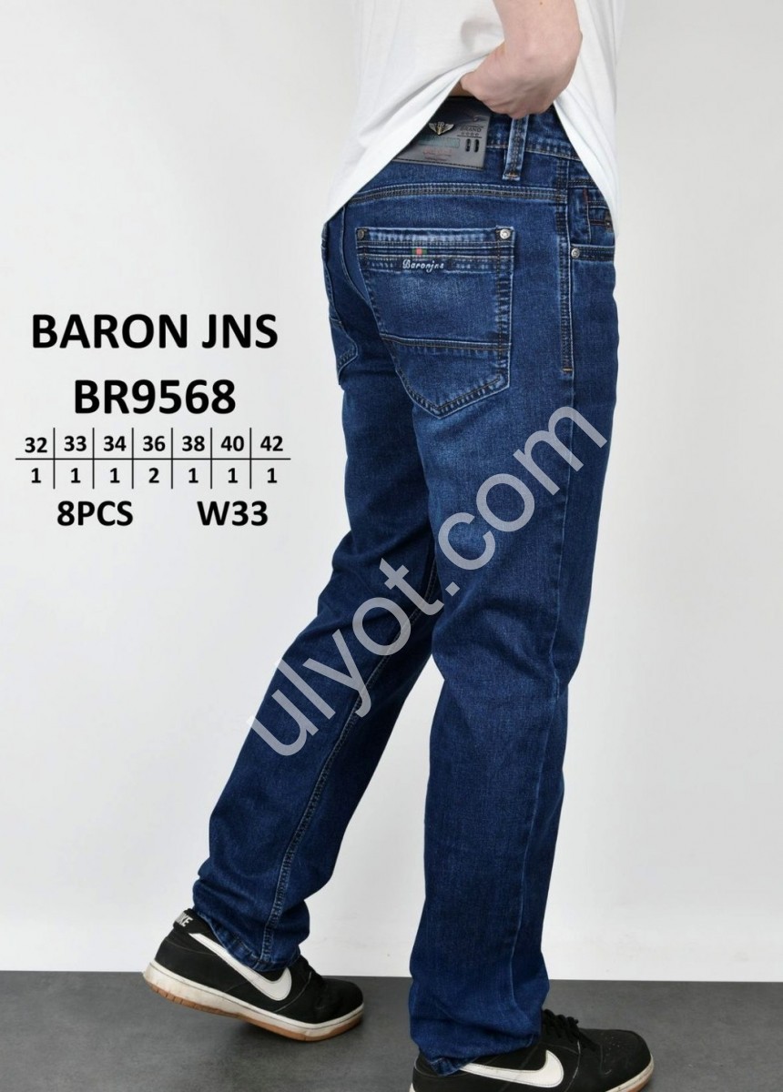 ДЖИНСИ BARON (32-42) Т.СИНІЙ 9568