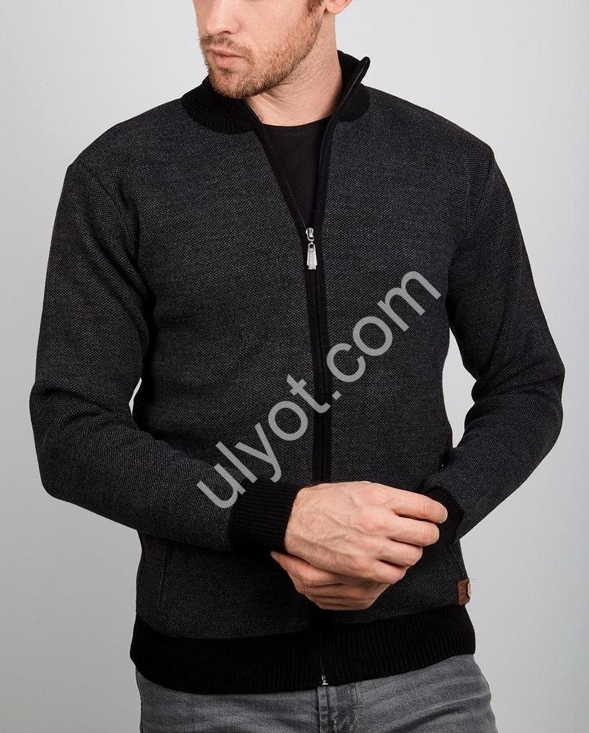 КОФТА VIP STENDO (M-XL) ЧОРНИЙ 68235