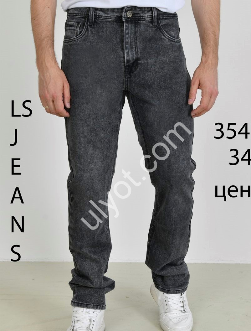 ДЖИНСИ LS JEANS (34-44) ГРАФІТ 354D