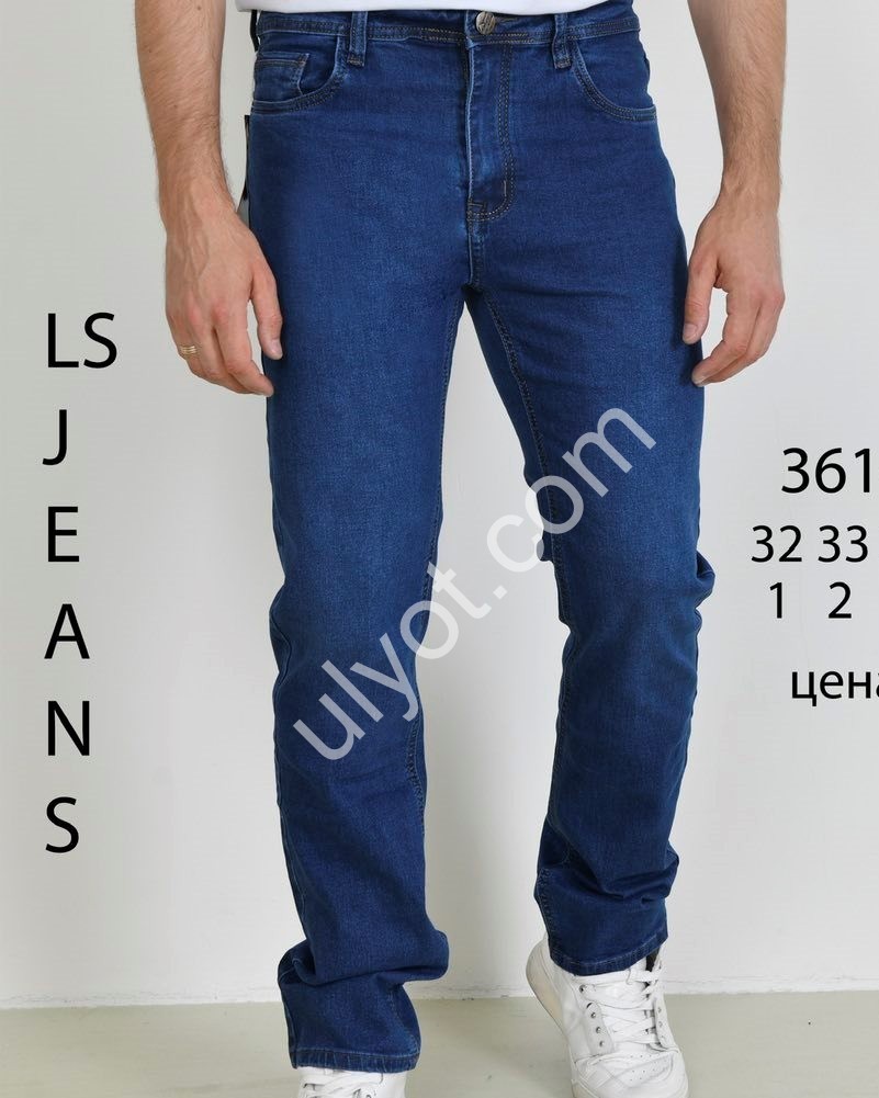 ДЖИНСЫ LS JEANS (32-38) Т.СИНИЙ 361-1